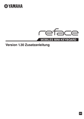 Yamaha Reface CS Zusatzanleitung