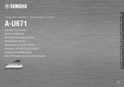 Yamaha A-U671 Bedienungsanleitung