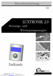 Alpha -InnoTec Luxtronik 2.0 Betriebsanleitung