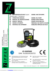Zipper Maschinen ZI-DOP600 Betriebsanleitung