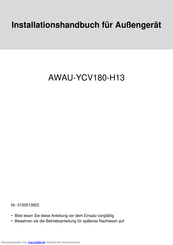 Airwell AWAU-YCVFD280-H13 Installationshandbuch