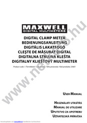 Maxwell Digital Multimeters 25601 Bedienungsanleitung