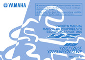 Yamaha YZ85F Bedienungsanleitung