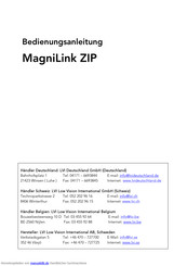 LVI MagniLink ZIP Bedienunganleitung