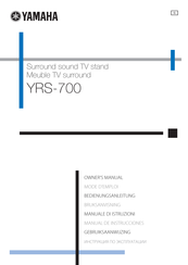 Yamaha YRS-700 Bedienungsanleitung