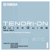 Yamaha tenori-on TNR-W Kurzanleitung