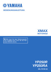 Yamaha XMAX sport yp250ra Bedienungsanleitung