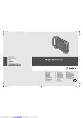 Bosch GML 10,8 V-LI Professional Originalbetriebsanleitung