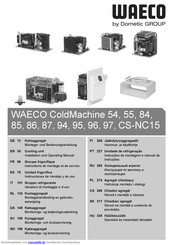 Waeco ColdMachine 54 Series Montage- Und Bedienungsanleitung