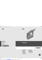 Bosch PTK 14 EDT Originalbetriebsanleitung