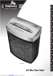 Fellowes POWERSHRED P70CM Gebrauchsanleitung