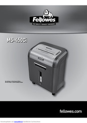 Fellowes MS-450Ci Gebrauchsanleitung