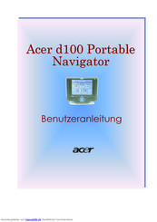 Acer d100 Serie Benutzeranleitung