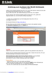 D-Link DSL-2751 Anleitung