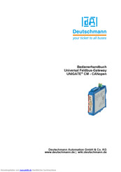 DEUTSCHMANN AUTOMATION UNIGATE CM - CANopen Bedienerhandbuch