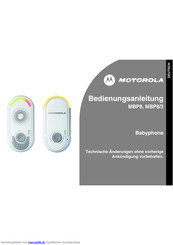 Motorola MBP8/2 Bedienungsanleitung