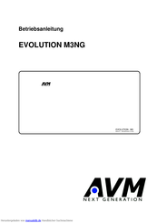 AVM EVOLUTION M3NG Betriebsanleitung