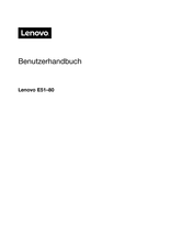 Lenovo E51-80 Benutzerhandbuch
