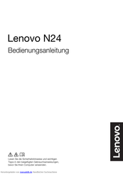Lenovo N24 Bedienungsanleitung