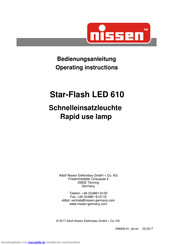 Nissen Star-Flash LED 610 Bedienungsanleitung
