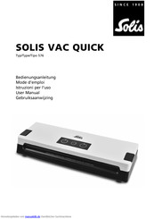 SOLIS VAC QUICK 576 Bedienungsanleitung