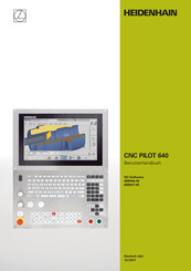 HEIDENHAIN CNC PILOT 640 Benutzerhandbuch