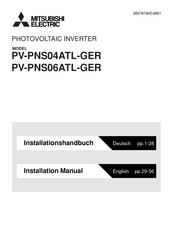 Mitsubishi PV-PNS04ATL-GER Installateurhandbuch