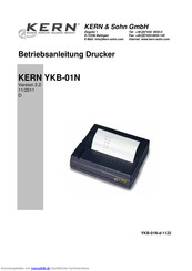 KERN YKB-01N-d-1122 Betriebsanleitung
