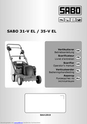 Sabo 31-V EL Betriebsanleitung
