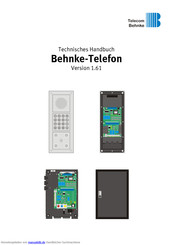 Telecom Behnke Behnke-Telefon 1.61 Technisches Handbuch