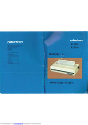 Robotron K 6314 Handbuch