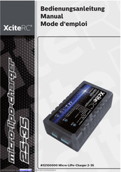 XciteRC Micro-LiPo-Charger 2-3S Bedienungsanleitung