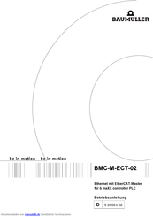 Baumuller b maXX BMC-M-ECT-02 Betriebsanleitung