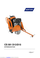 Norton Clipper CS 501 D13 Betriebsanleitung