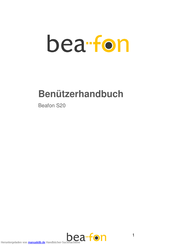 Bea-fon s20 Benutzerhandbuch