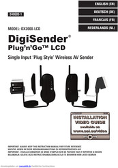 AEI Security & Communications DigiSender Plug'n'Go DX2000-LCD Bedienungsanleitung