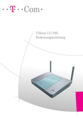 T-COM T-Sinus 111 DSL Bedienungsanleitung