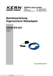 KERN IEX-A01 Betriebsanleitung