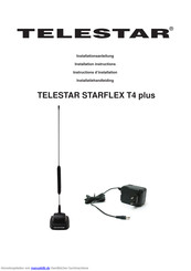 Conrad Telestar STARFLEX T4 plus Installationsanleitung