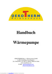 OEKOTHERM SuPRO Therma 1-stufig Handbuch