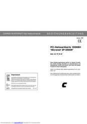 Micronet SP2500R Bedienungsanleitung