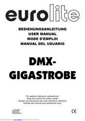 EuroLite DMX-GIGASTROBE Bedienungsanleitung