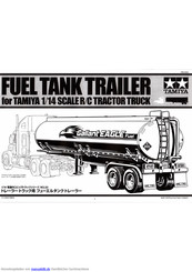 Tamiya fuel tank trailer Handbuch