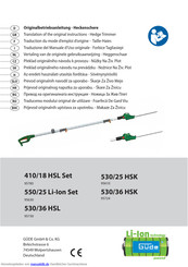 Gude 410/18 HSL Set Originalbetriebsanleitung