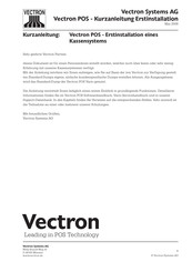Vectron POS Vario Kurzanleitung Erstinstallation