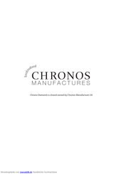 Chronos 11500 Urano Bedienungsanleitung