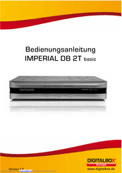 DigitalBox IMPERIAL DB 2T basic Bedienungsanleitung