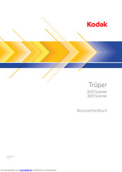 Kodak Truper 3610 Scanner Benutzerhandbuch