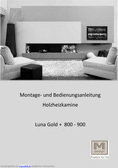 M Design Luna Gold + 800 Montage- Und Bedienungsanleitung
