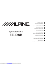 Alpine EZi-DAB Bedienunganleitung